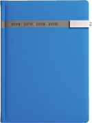 Kalendarz książkowy niebieski szary