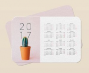 kalendarzyki listkowe