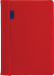 Kalendarz książkowy czerwony granatowy