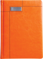 Kalendarz książkowy pomarańczowy czarny